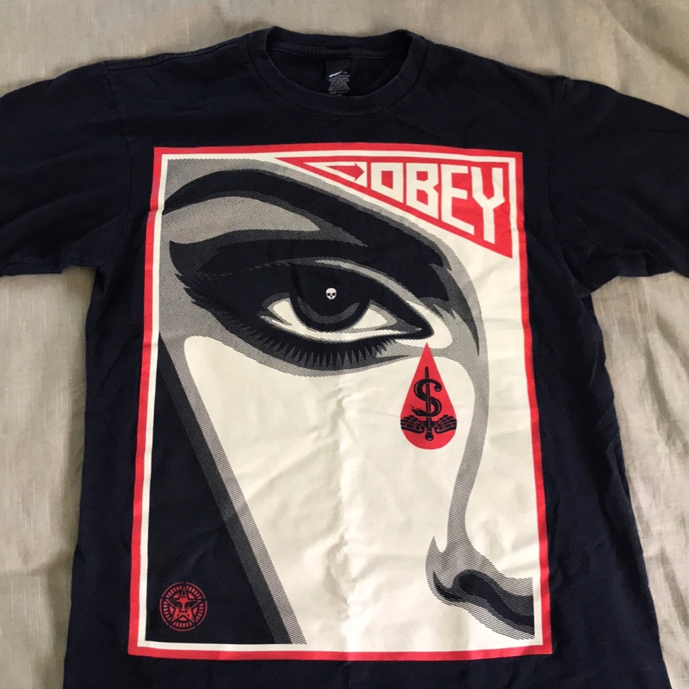 Men’s Black Obey T-Shirt